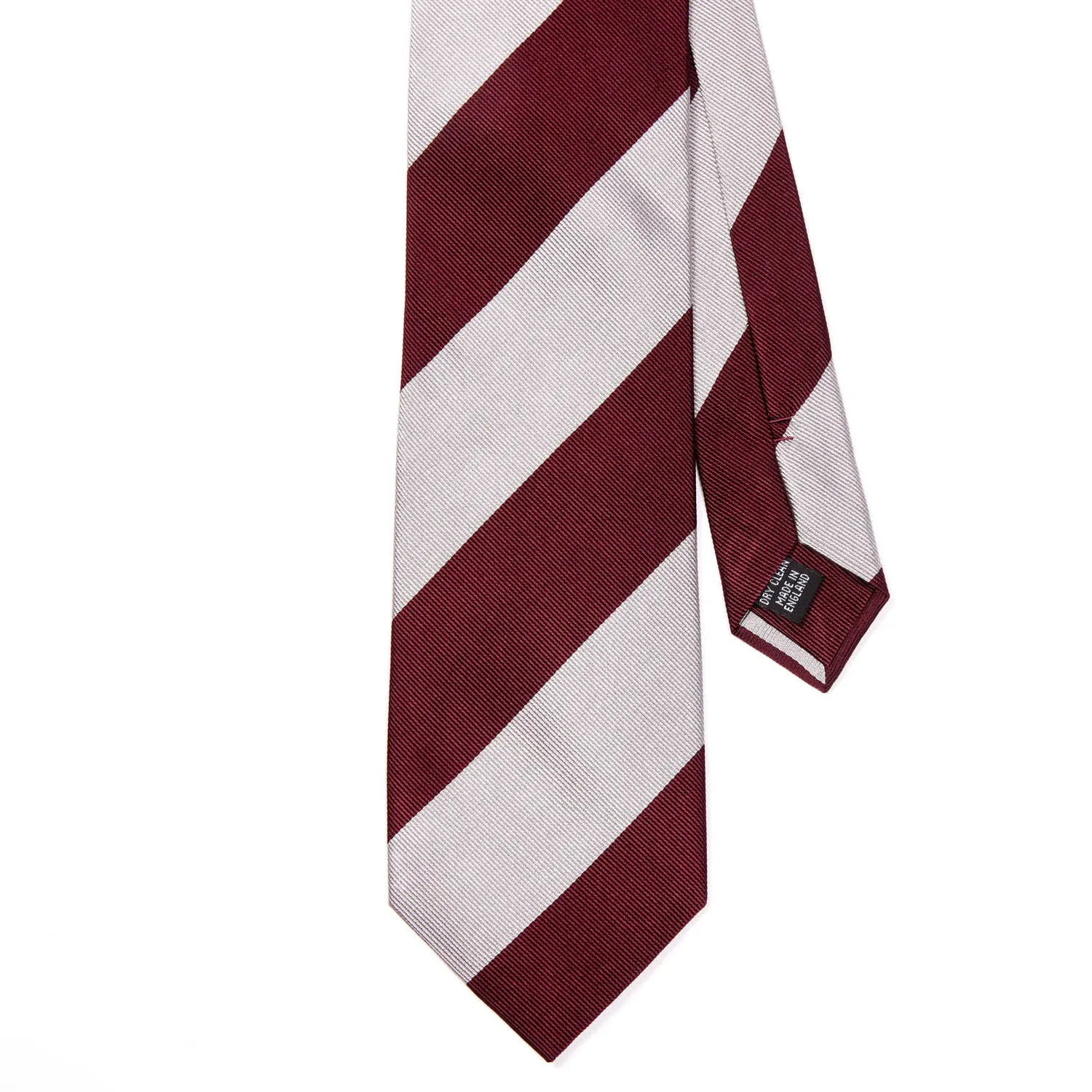 Sovereign Grade Oxblood Wide Rep Tie, 150cm