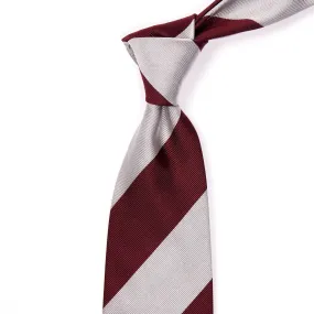 Sovereign Grade Oxblood Wide Rep Tie, 150cm