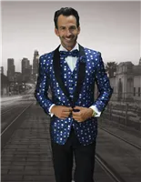 Statement | Bellagio 3-Piece Modern Tuxedo Suit