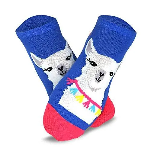 TeeHee Socks Women's Novelty Polyester No Show Animal 6-Pack (N2004)