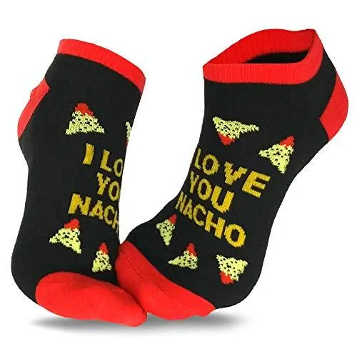 TeeHee Socks Women's Novelty Polyester No Show Food 6-Pack (N2006)