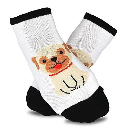 TeeHee Socks Women's Novelty Polyester No Show Pet 6-Pack (N2003)