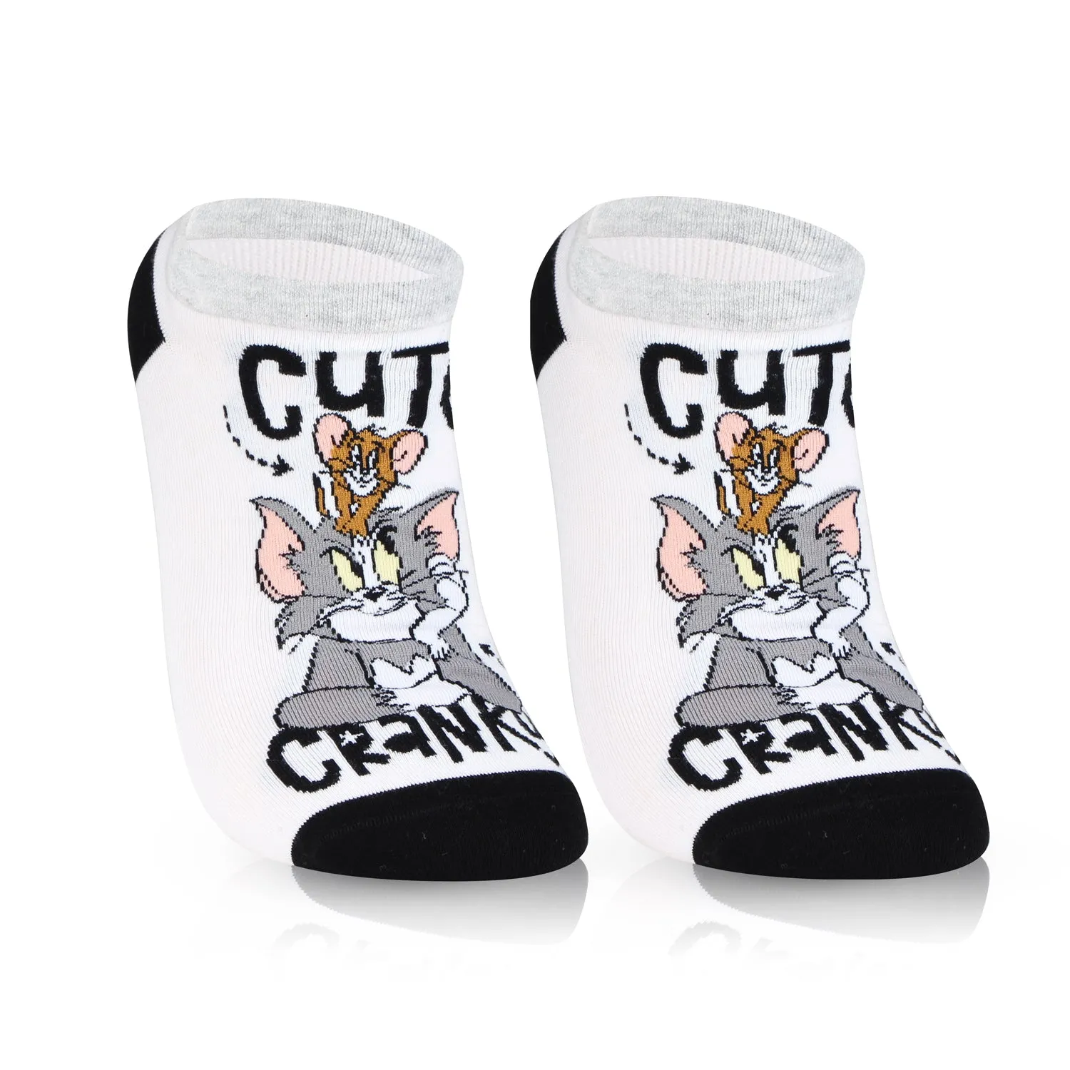 Tom & Jerry Unisex Cotton Socks - Pack Of 4