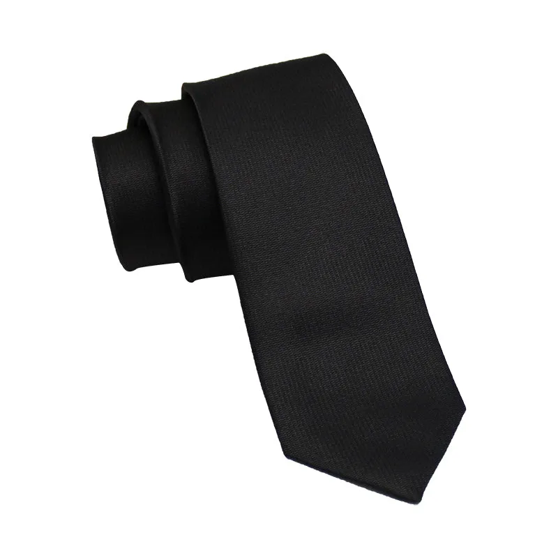 Windsor Grey Skinny Silk Tie