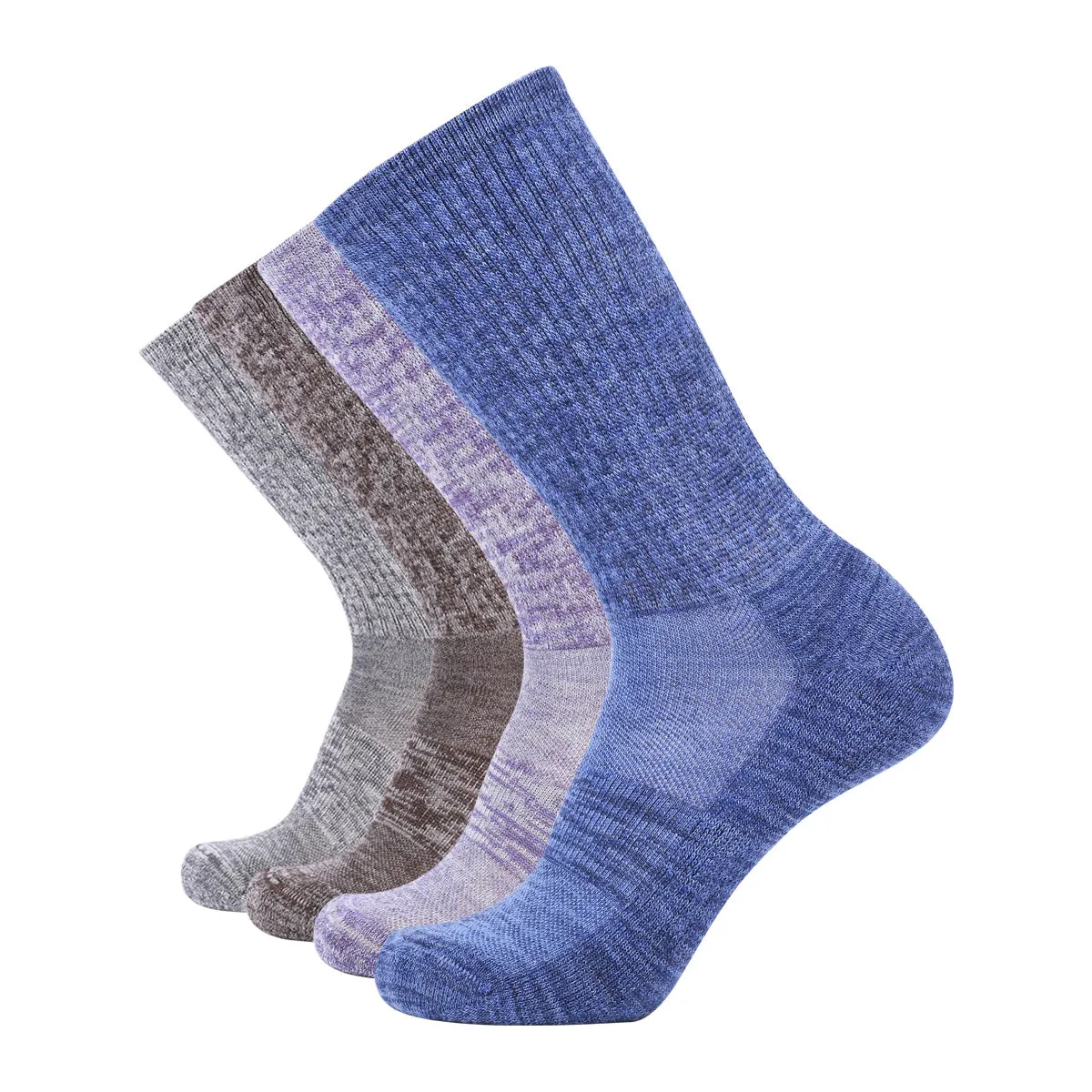 Women's Touch Wear Everyday Cozy crew socks 4-packs