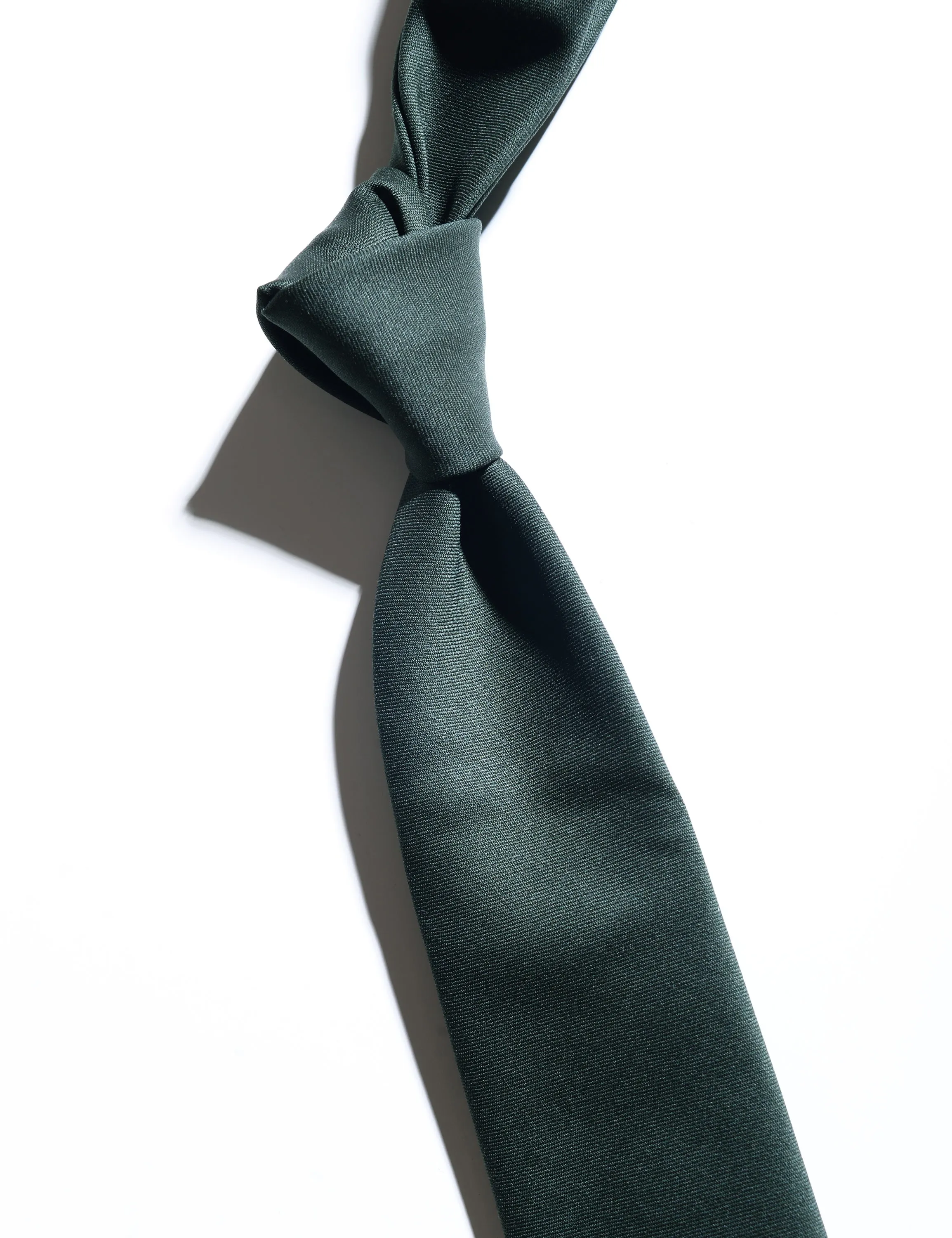 Wool Twill Tie - Winter Green